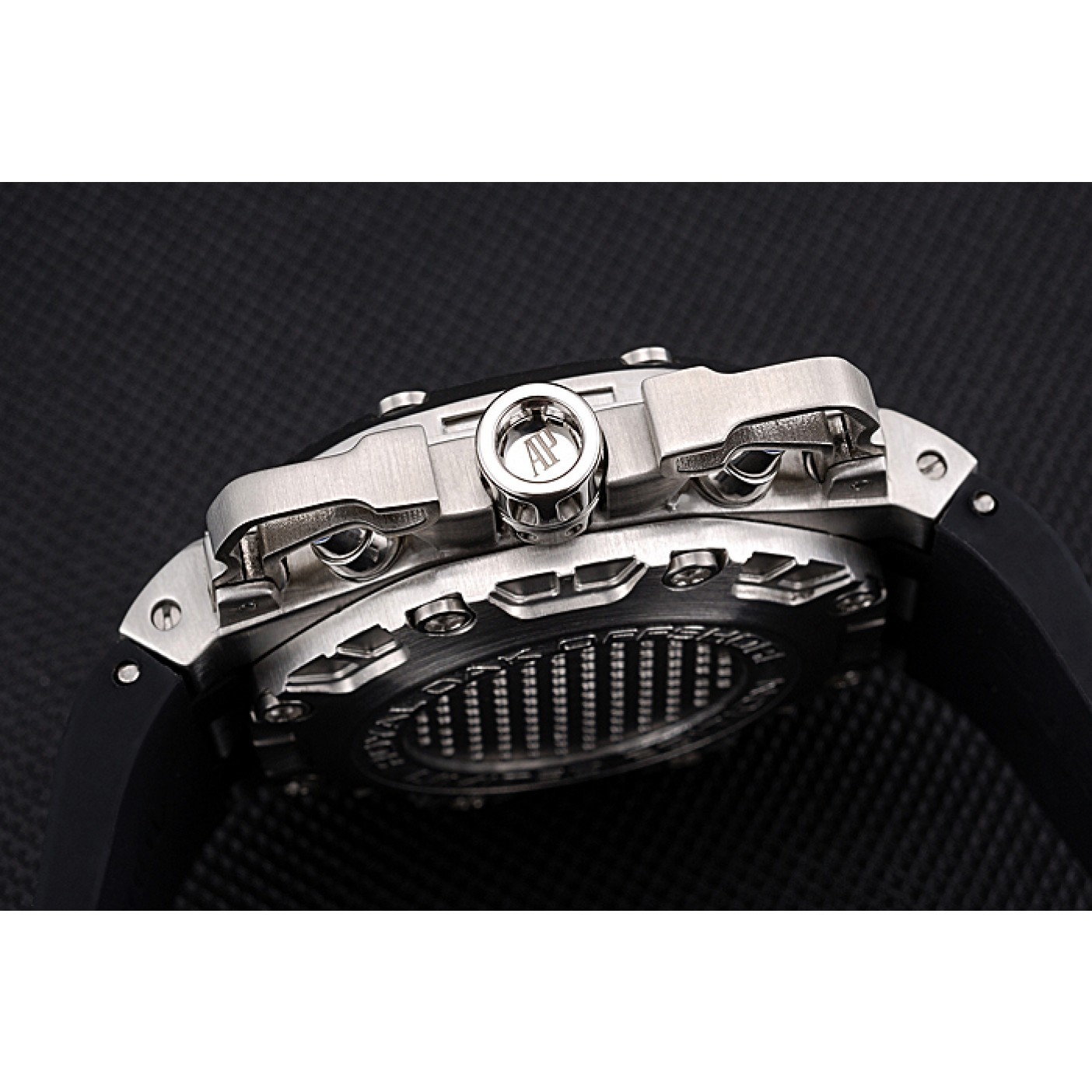 MiroTime Swiss Audemars Piguet Royal Oak Offshore Survivor White Dial Stainless Steel Case Black Rubber Strap 622859