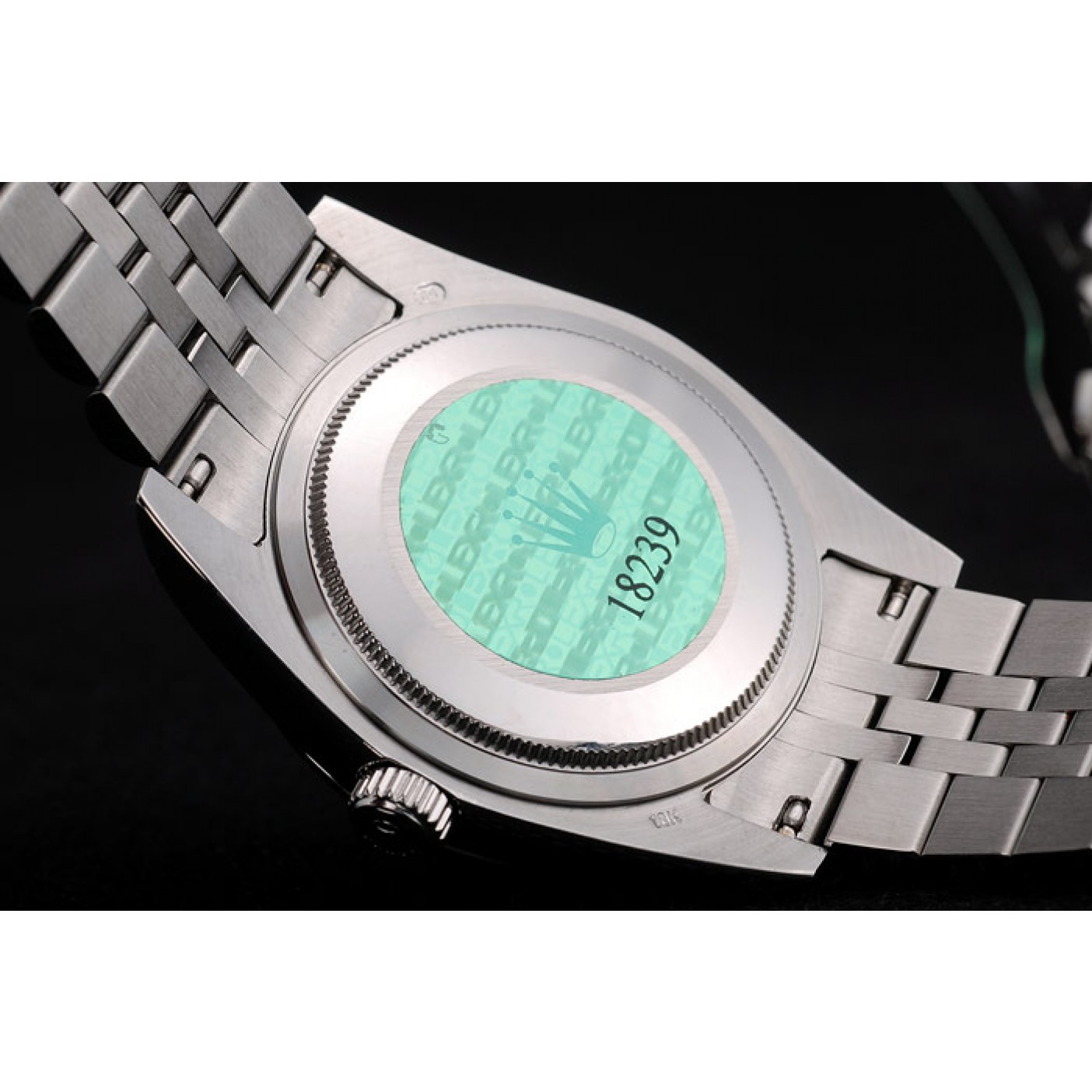 MiroTime Rolex DayDate Diamond Plated Stainless Steel Bracelet Diamond Plated Dial 41985