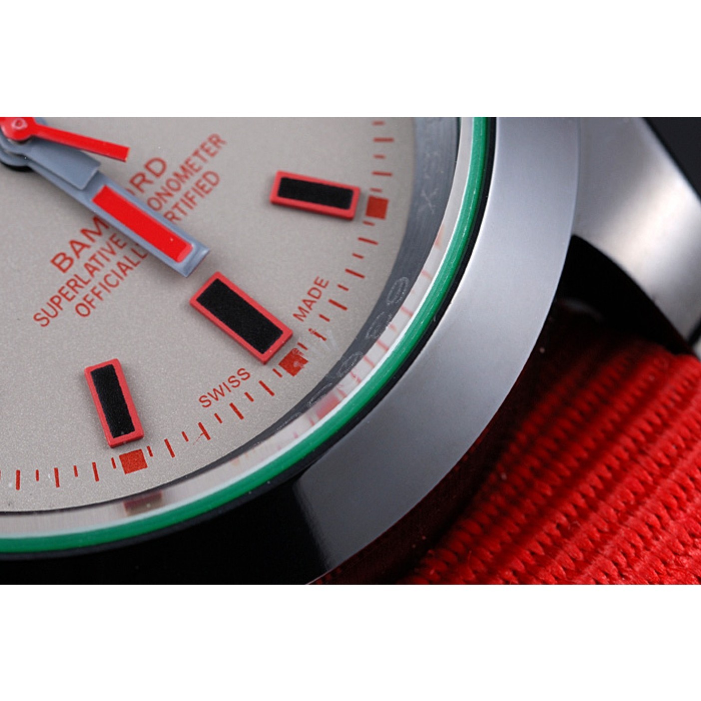 MiroTime Rolex Milgauss Bamford Red Nylon Strap 622002