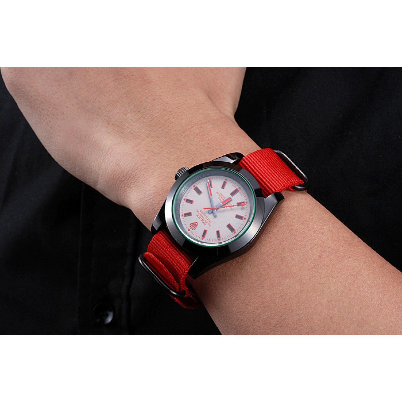 MiroTime Rolex Milgauss Bamford Red Nylon Strap 622002