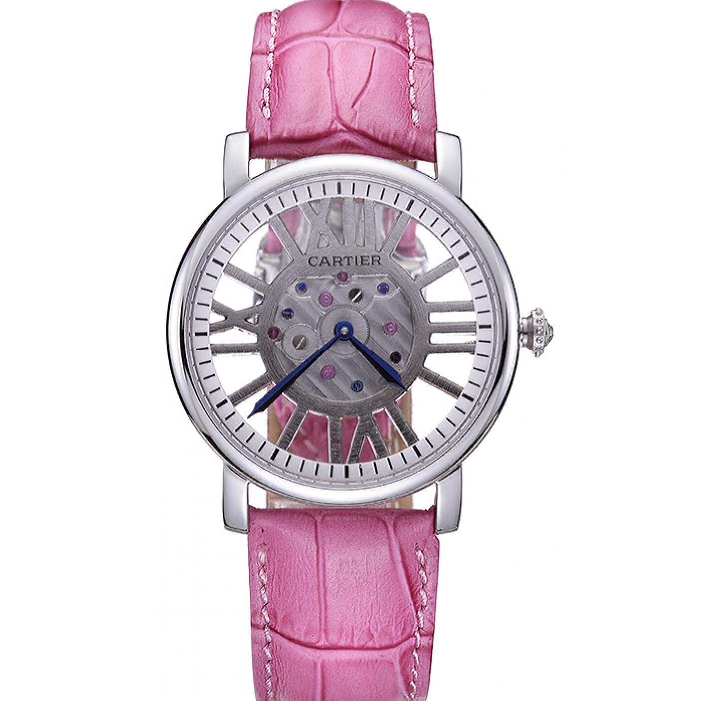 MiroTime Cartier Rotonde Skeleton Flying Tourbillon Pink 621973