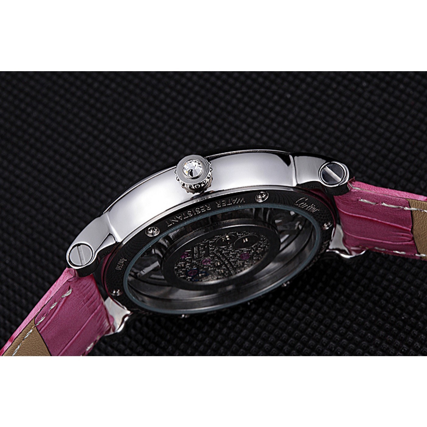 MiroTime Cartier Rotonde Skeleton Flying Tourbillon Pink 621973