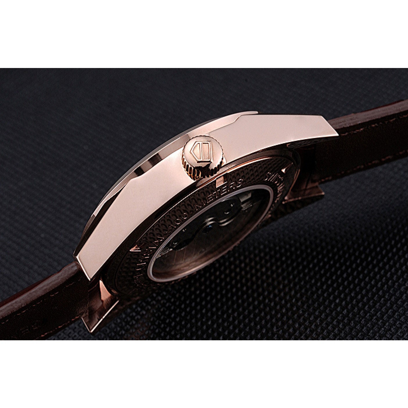 MiroTime Tag Heuer Carrera Calibre 6 White Dial Red Numbers Brown Leather Band 622161