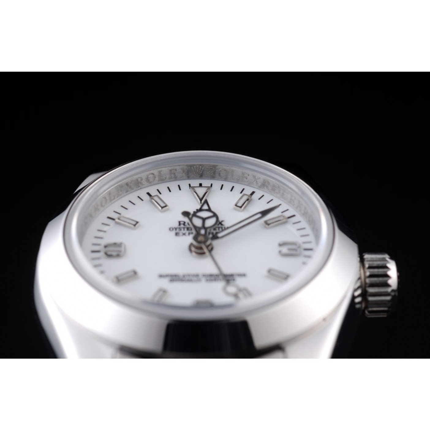 MiroTime Rolex Explorer Polished Stainless Steel White Dial 98088