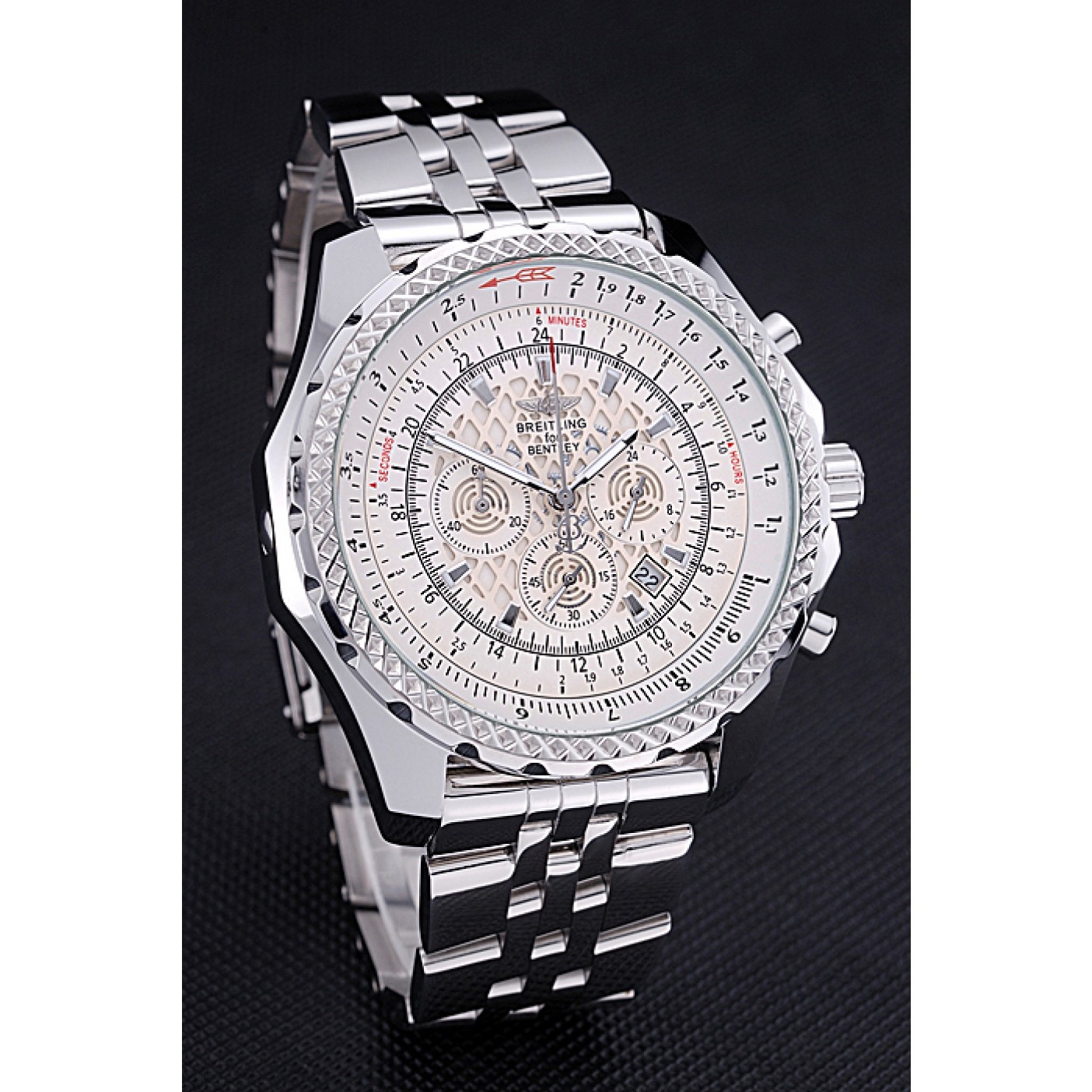 MiroTime Breitling Bentley B06 Chronograph Stainless Steel Watch 622329