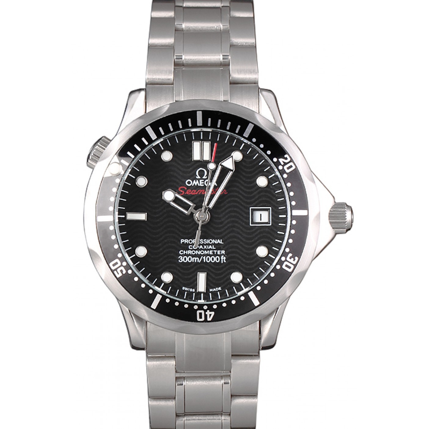 MiroTime Omega Seamaster Professional Silver Stainless Steel Bracelet 1454192