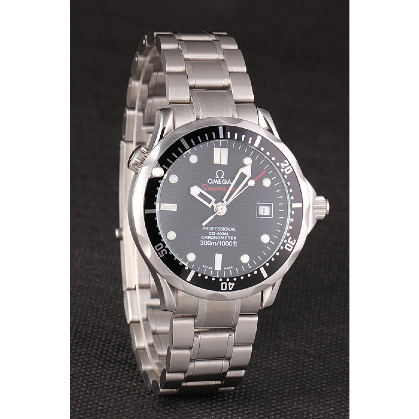 MiroTime Omega Seamaster Professional Silver Stainless Steel Bracelet 1454192