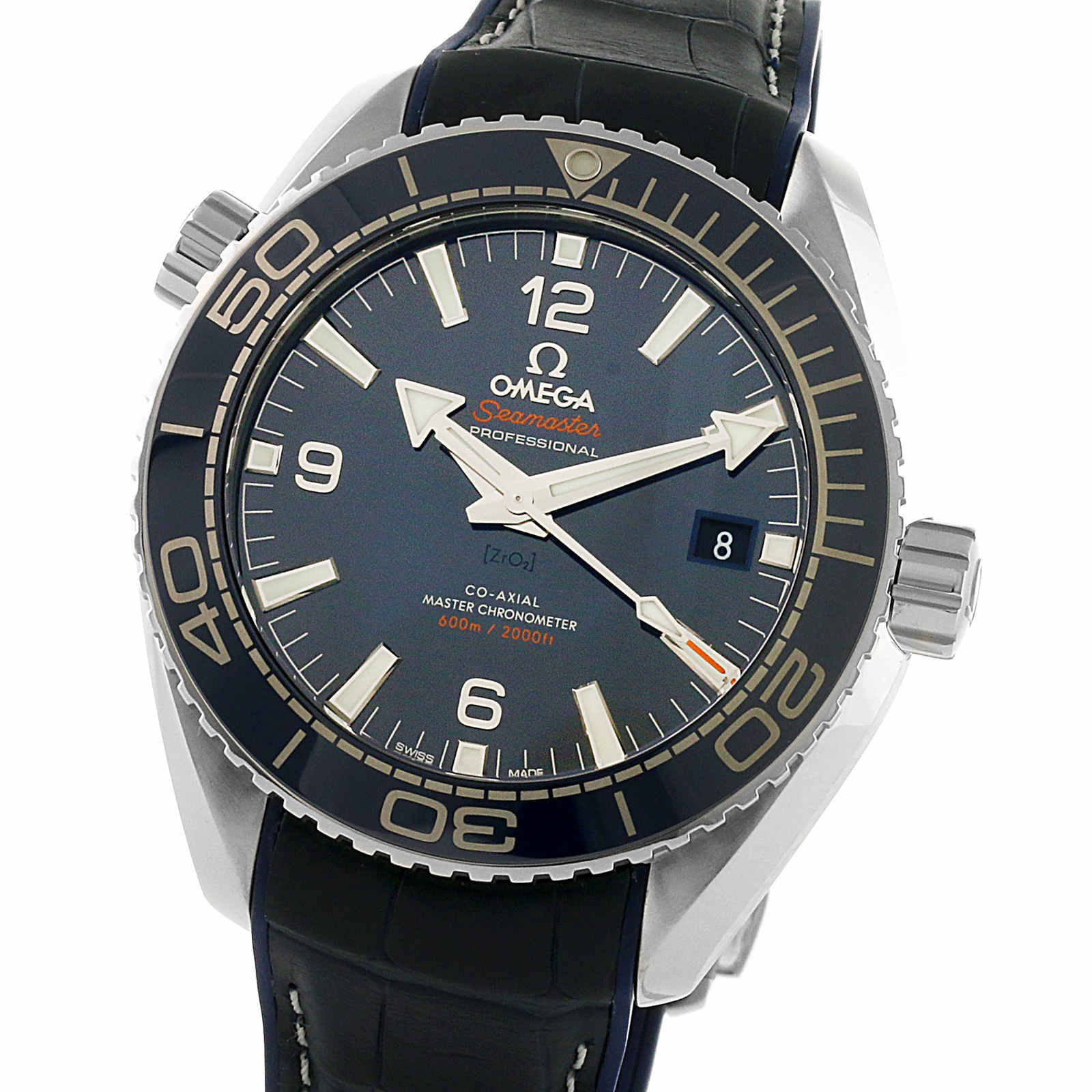 MiroTime Swiss Omega Seamaster Planet Ocean 600m Co-Axial 43.5mm Mens Watch O21533442103001