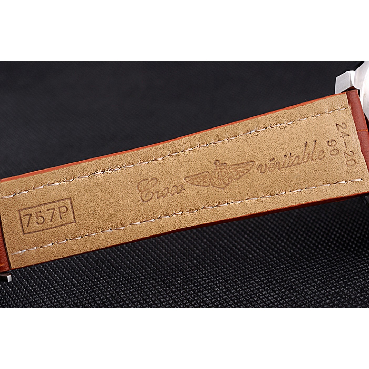 MiroTime Breitling Bentley Mulliner Tourbillon Brown Dial Stainless Steel Case Brown Leather Strap 622727