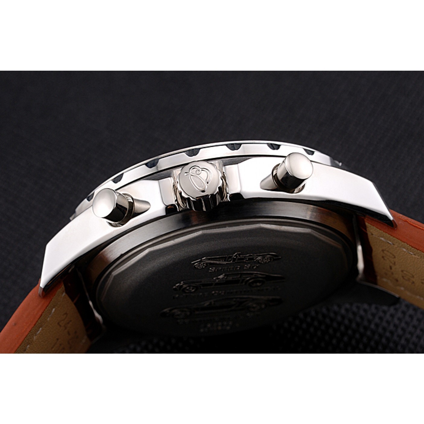 MiroTime Breitling Bentley Mulliner Tourbillon Brown Dial Stainless Steel Case Brown Leather Strap 622727