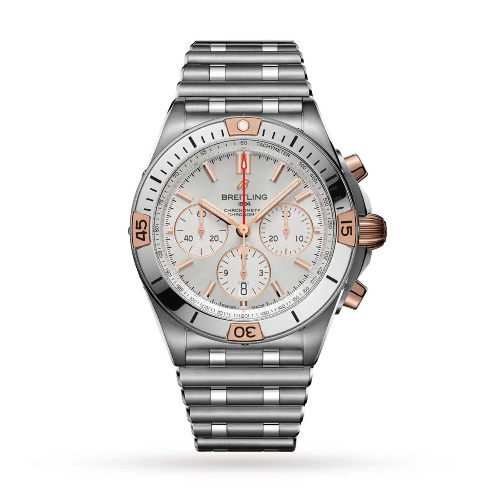 MiroTime Swiss Breitling Chronomat 42mm Mens Watch IB0134101G1A1