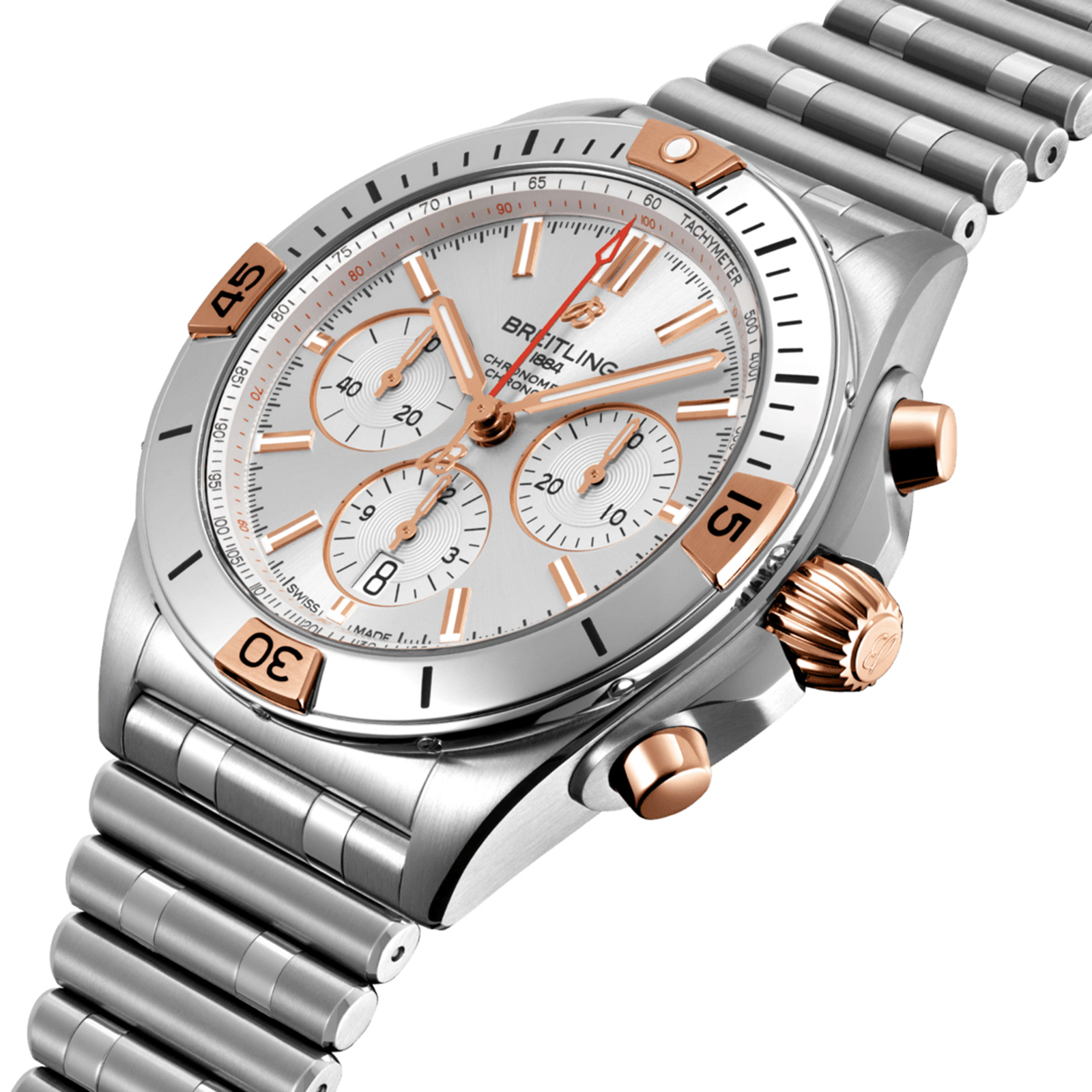 MiroTime Swiss Breitling Chronomat 42mm Mens Watch IB0134101G1A1