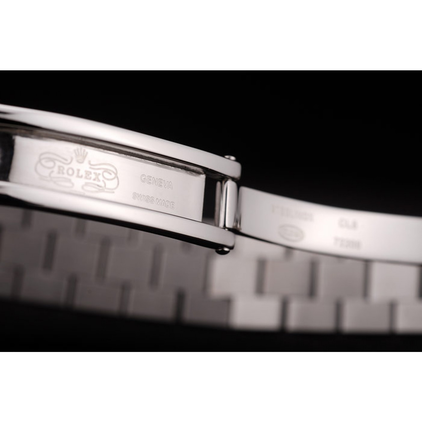 MiroTime Rolex DateJust Brushed Stainless Steel Diamond Plated Case White Dial Diamond Plated Bezel