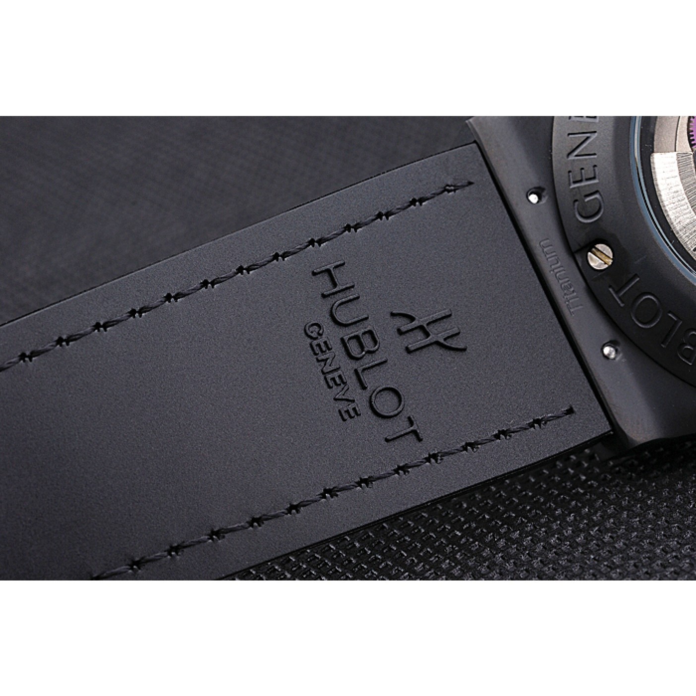 MiroTime Hublot Classic Fusion Shawn Carter Black Steel Case Black Leather Strap 622817