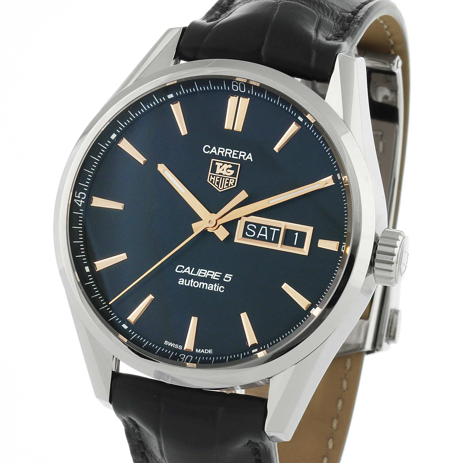 MiroTime TAG Heuer Carrera Calibre 5 41mm Mens Watch WAR201C.FC6266