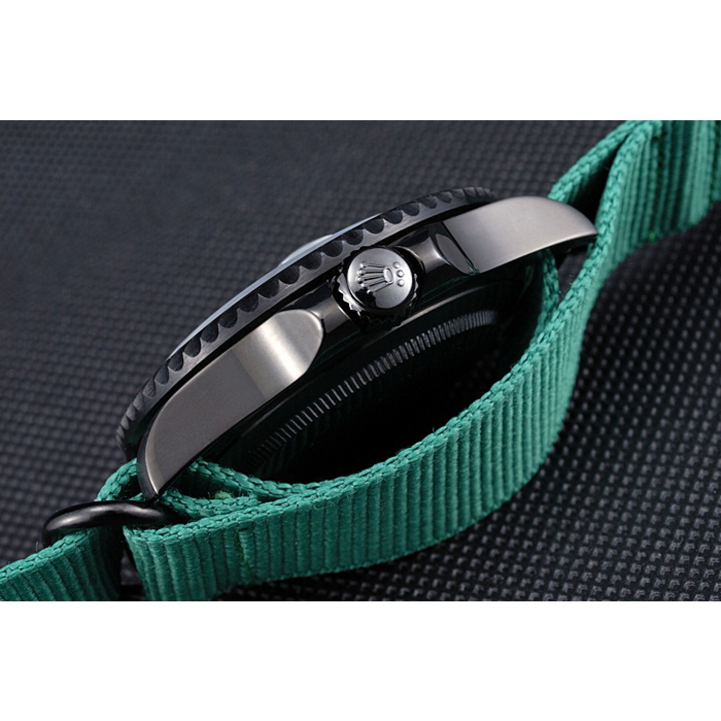 MiroTime Rolex Stealth Submariner Green Nylon Strap 622009