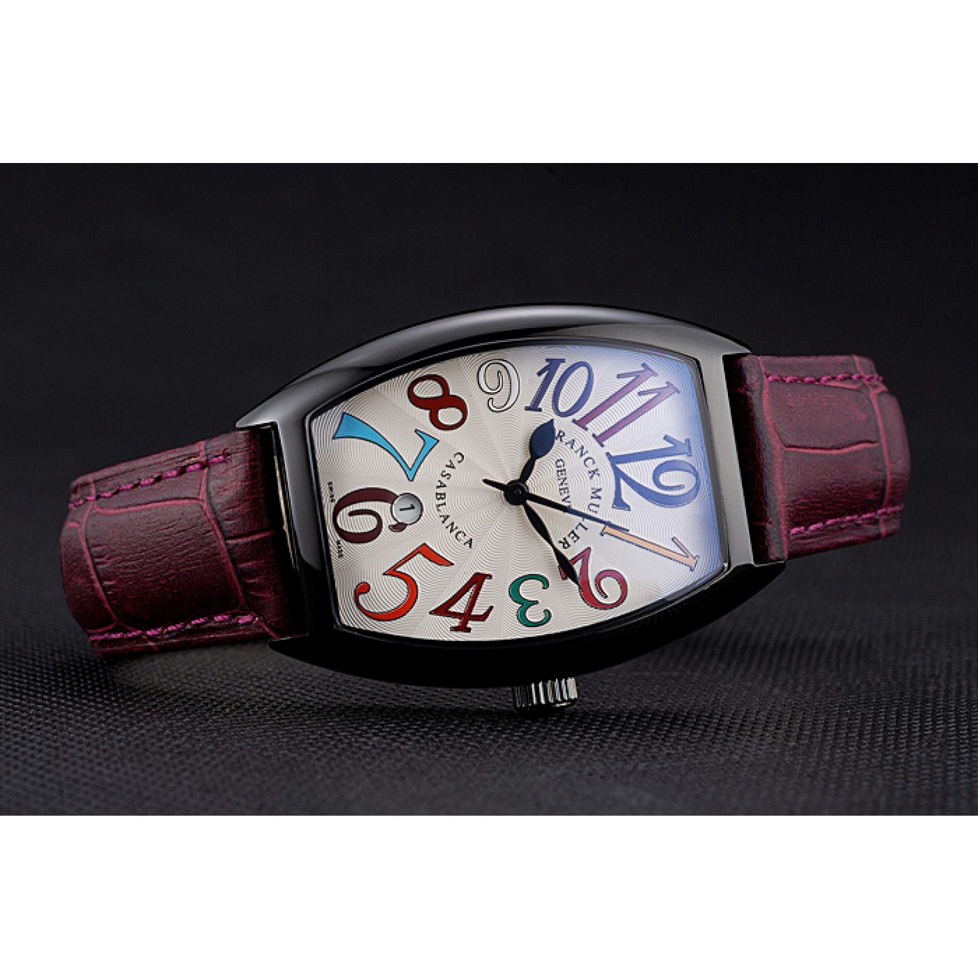 MiroTime Franck Muller Casablanca Purple Croco Leather Band 621645