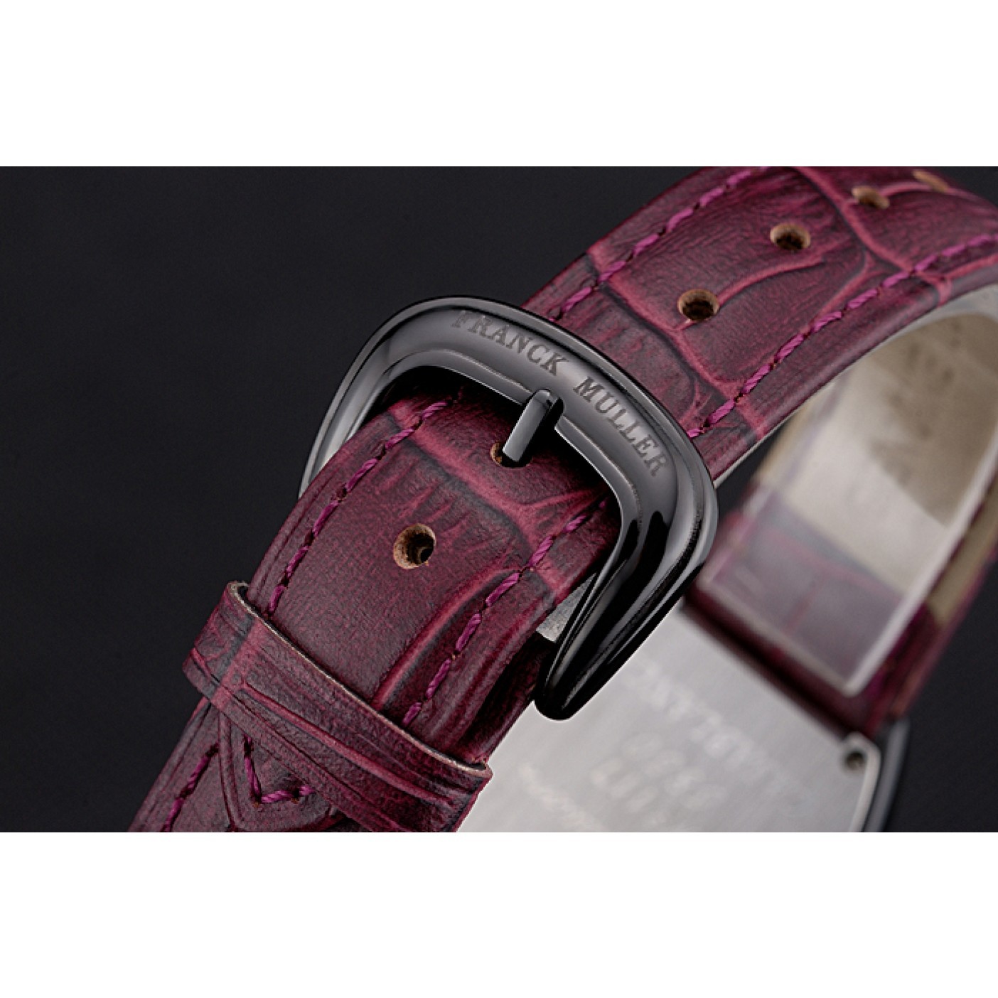 MiroTime Franck Muller Casablanca Purple Croco Leather Band 621645