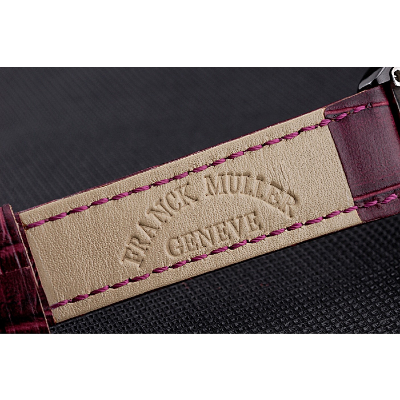 MiroTime Franck Muller Casablanca Purple Croco Leather Band 621645