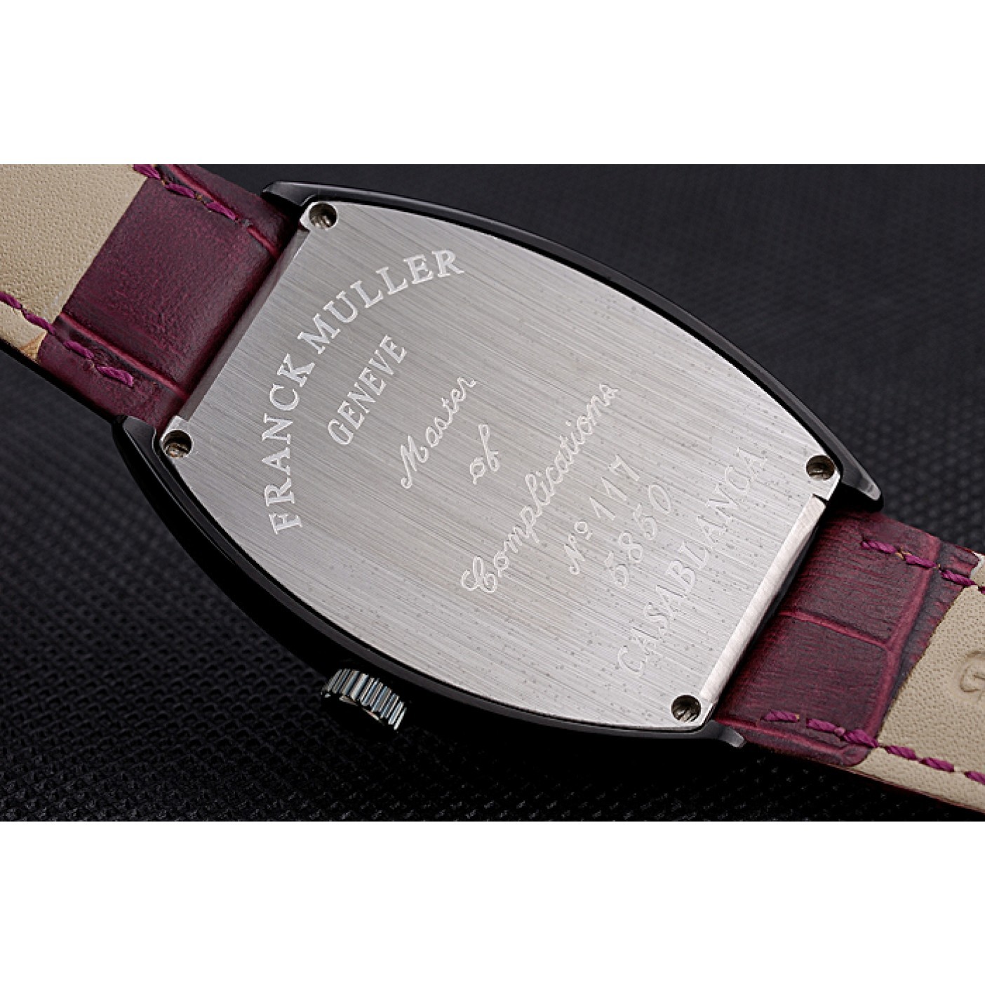 MiroTime Franck Muller Casablanca Purple Croco Leather Band 621645