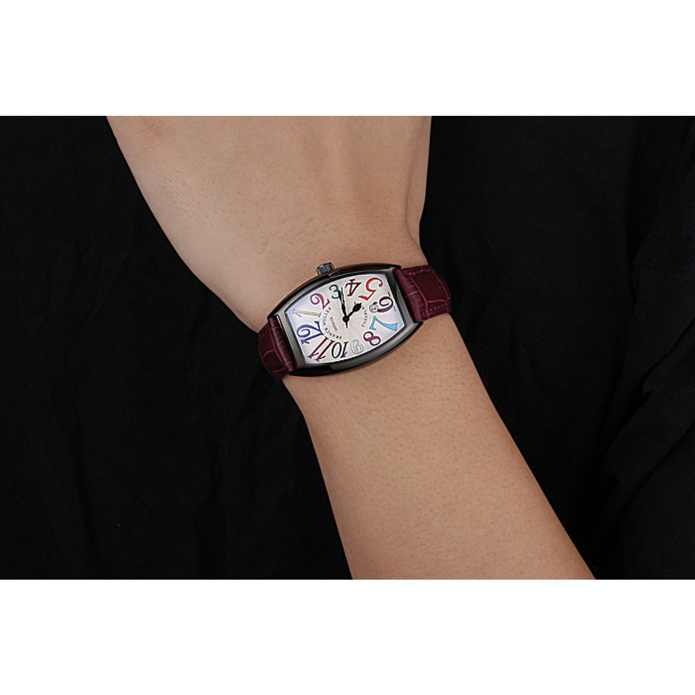 MiroTime Franck Muller Casablanca Purple Croco Leather Band 621645
