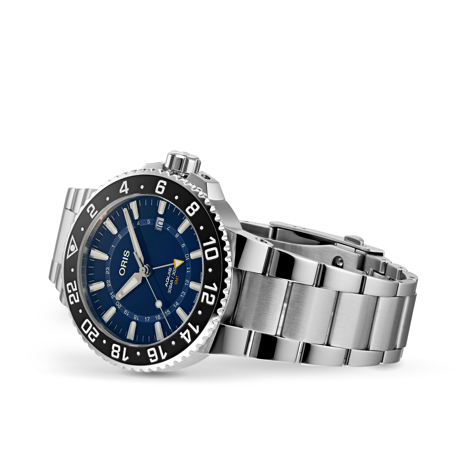 MiroTime Swiss Oris Aquis 43.5mm Mens Watch 01 798 7754 4135-07 8 24 05PEB