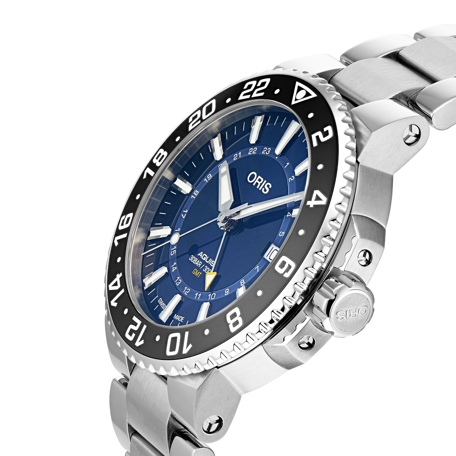 MiroTime Swiss Oris Aquis 43.5mm Mens Watch 01 798 7754 4135-07 8 24 05PEB