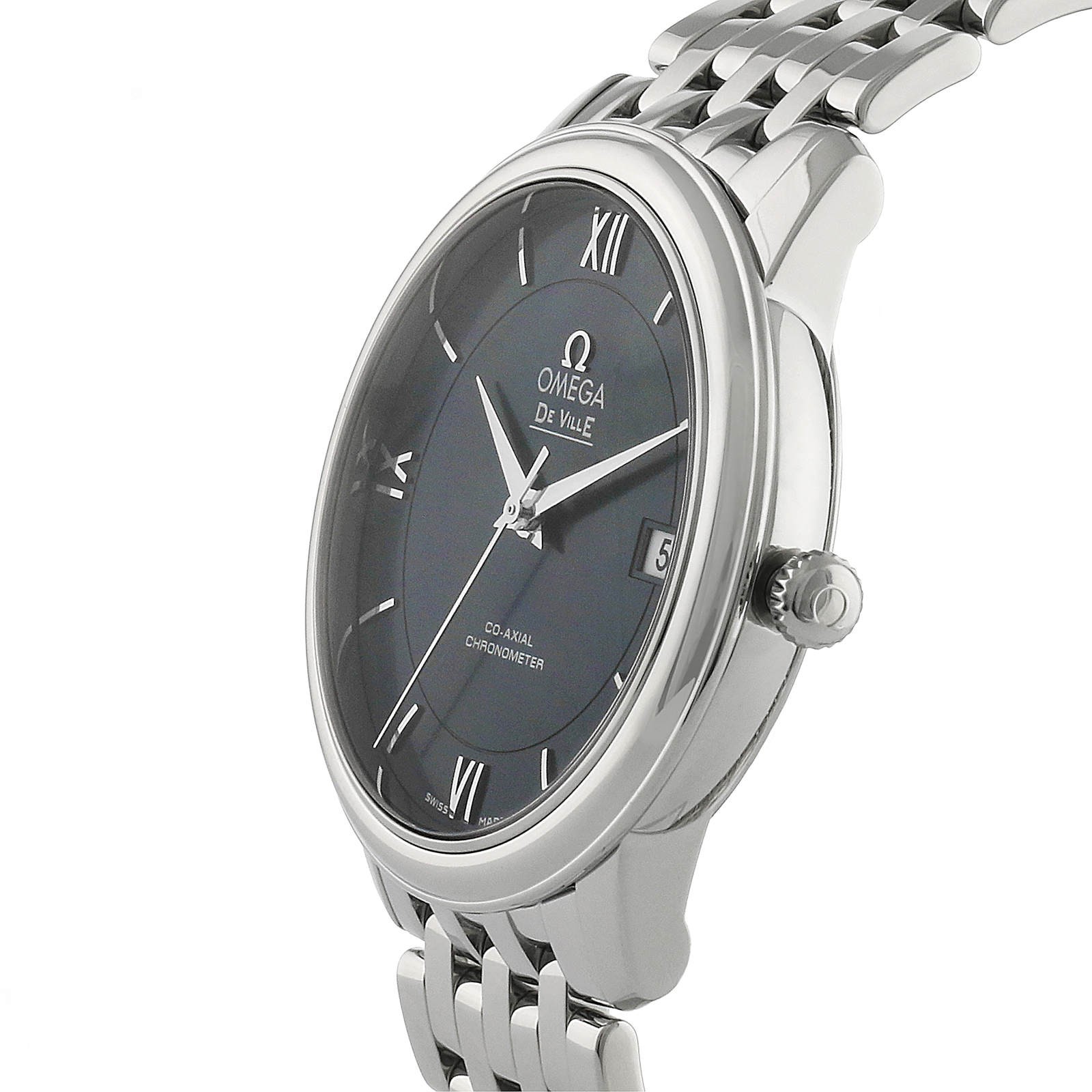 MiroTime Swiss Omega De Ville Prestige Co-Axial 39.5mm Mens Watch O42410402003001