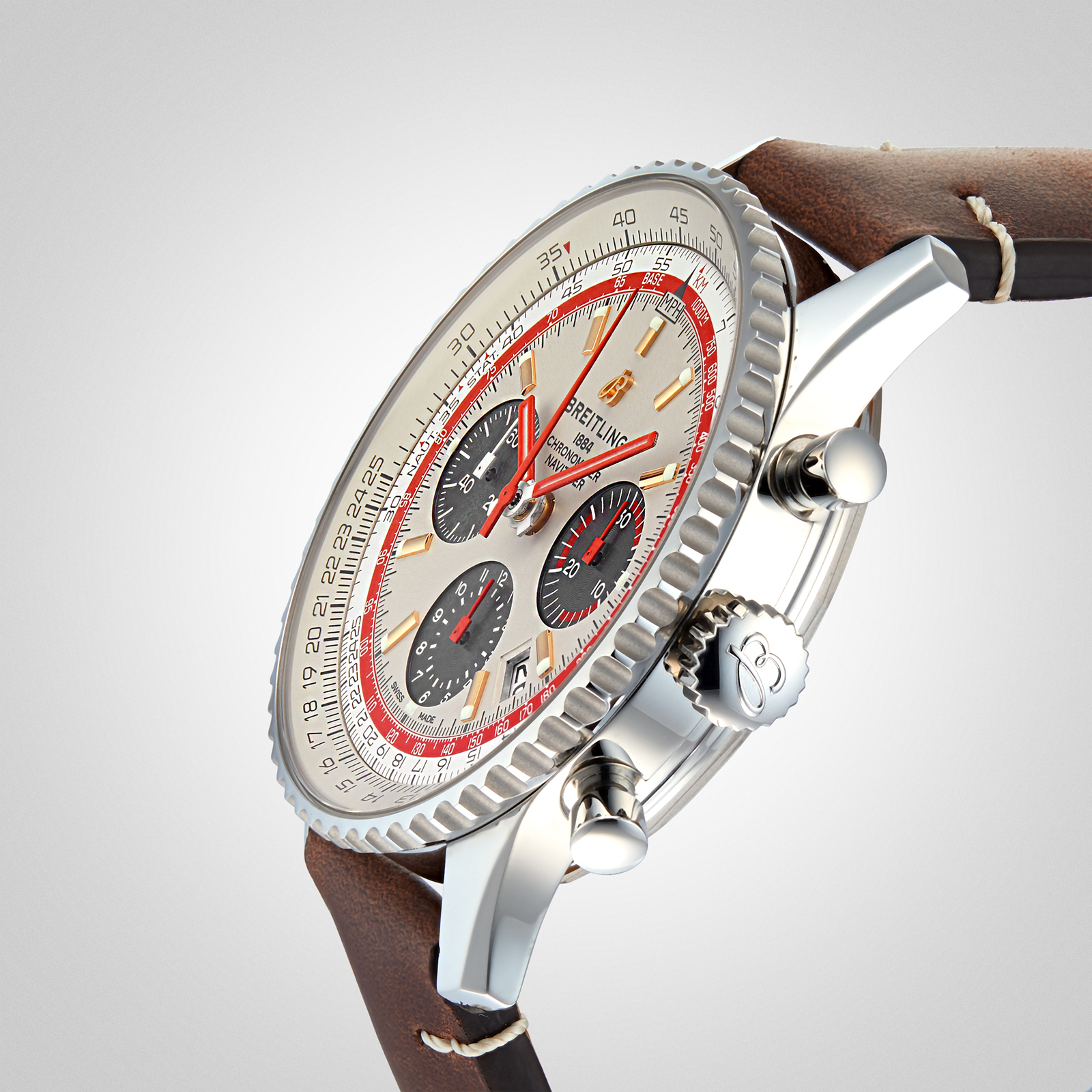 MiroTime Swiss Breitling Watch Navitimer 1 B01 Chronograph 43 Airline Edition AB01219A1G1X2