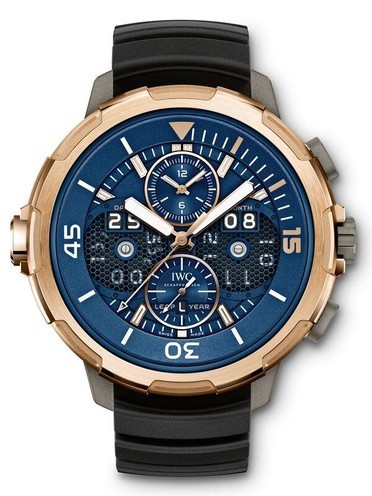MiroTime AAA Replica IWC Aquatimer Perpetual Calendar Blue Dial Automatic Watch IW379402