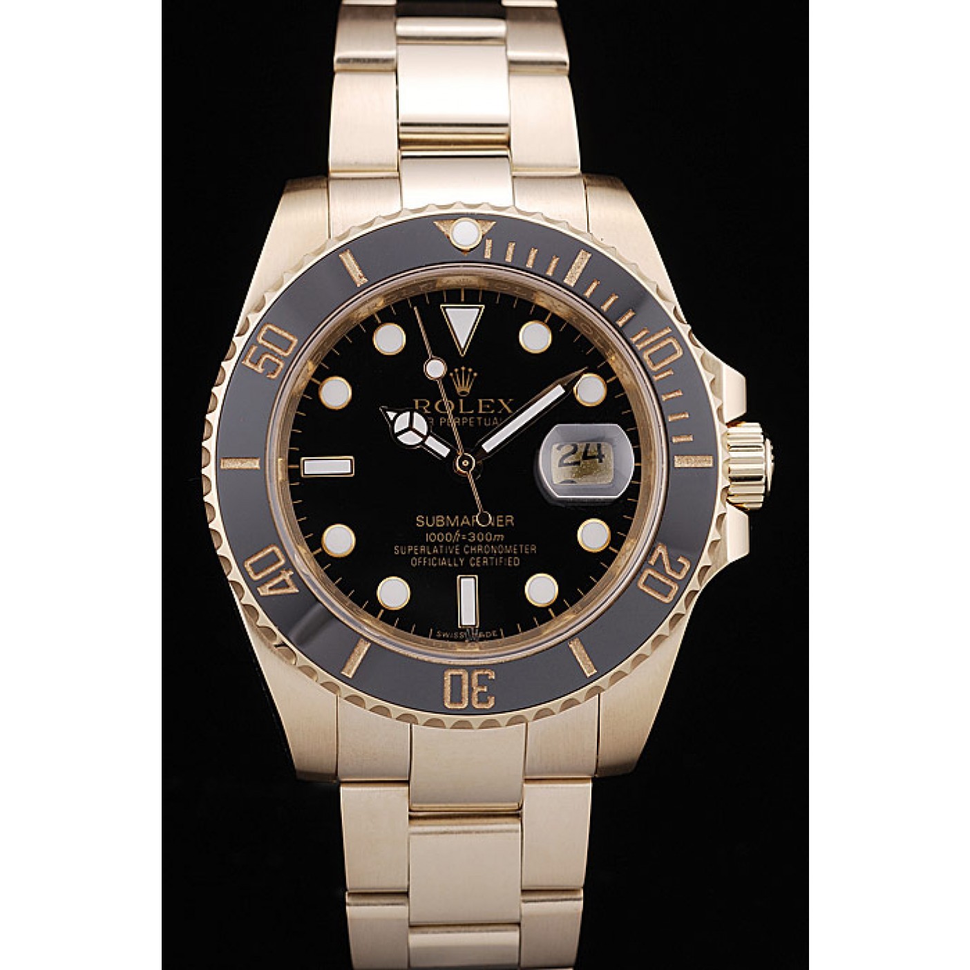 MiroTime Rolex Submariner Black Ceramic Bezel Black Dial 98231
