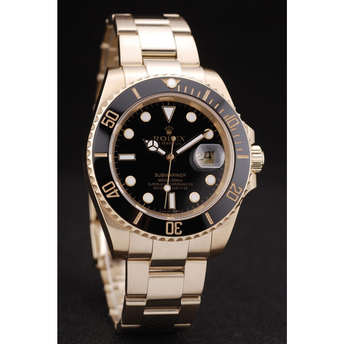 MiroTime Rolex Submariner Black Ceramic Bezel Black Dial 98231