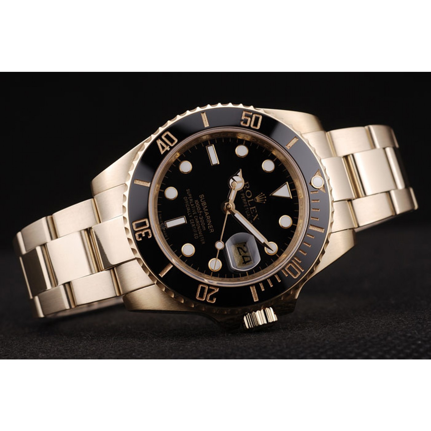 MiroTime Rolex Submariner Black Ceramic Bezel Black Dial 98231