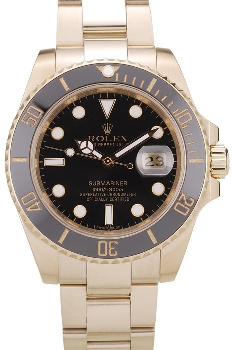 MiroTime Rolex Submariner Black Ceramic Bezel Black Dial 98231