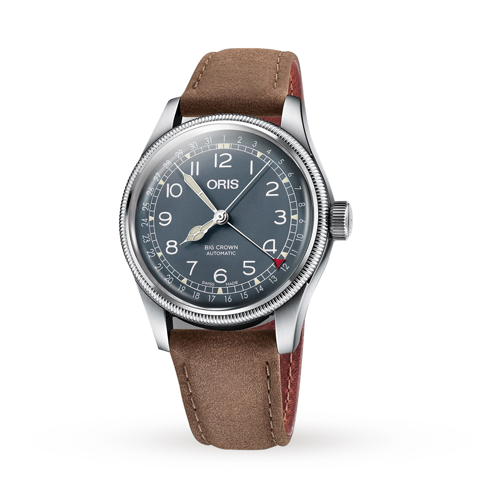 MiroTime Swiss Oris Big Crown 40mm Mens Watch 01 754 7741 4065-07 5 20 63