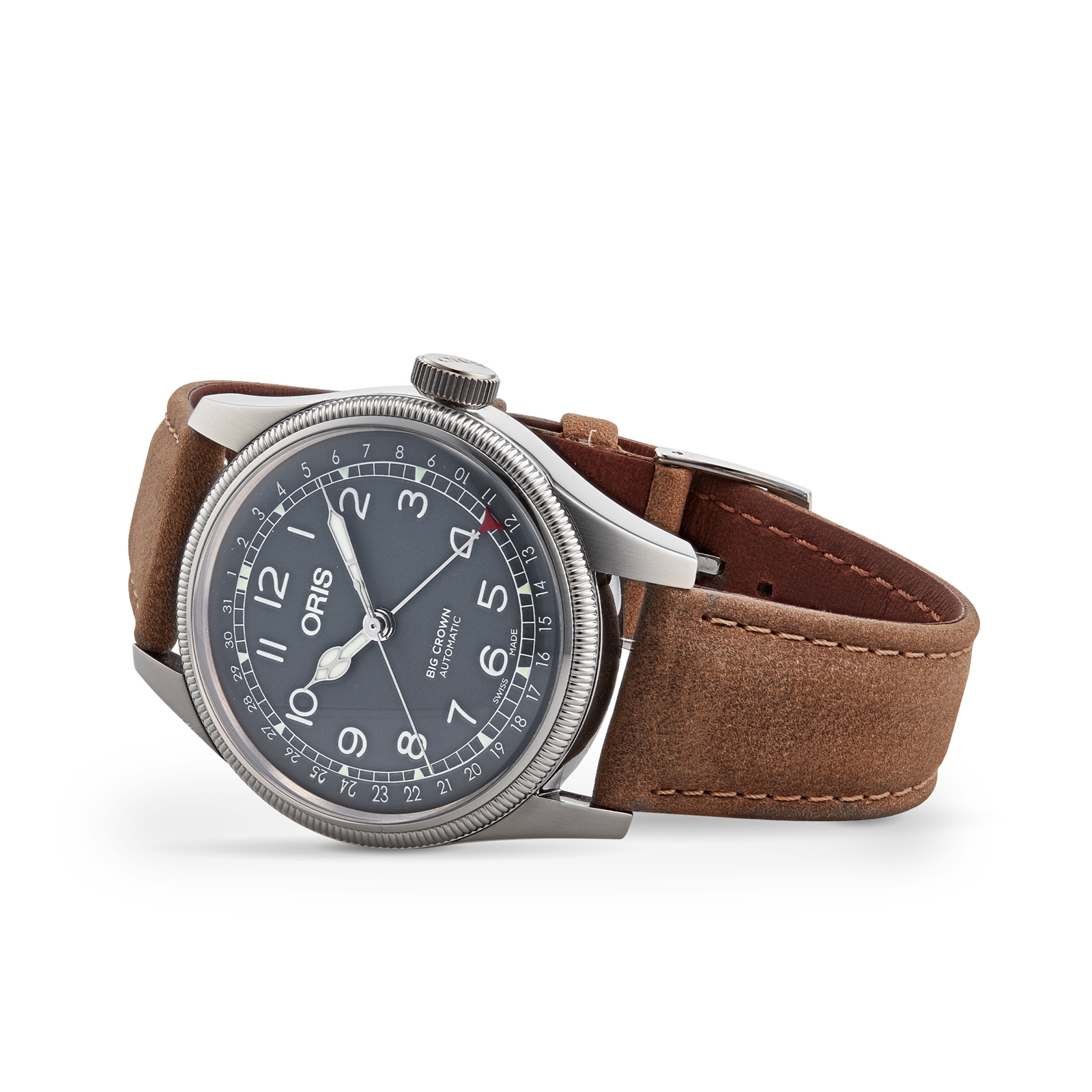 MiroTime Swiss Oris Big Crown 40mm Mens Watch 01 754 7741 4065-07 5 20 63