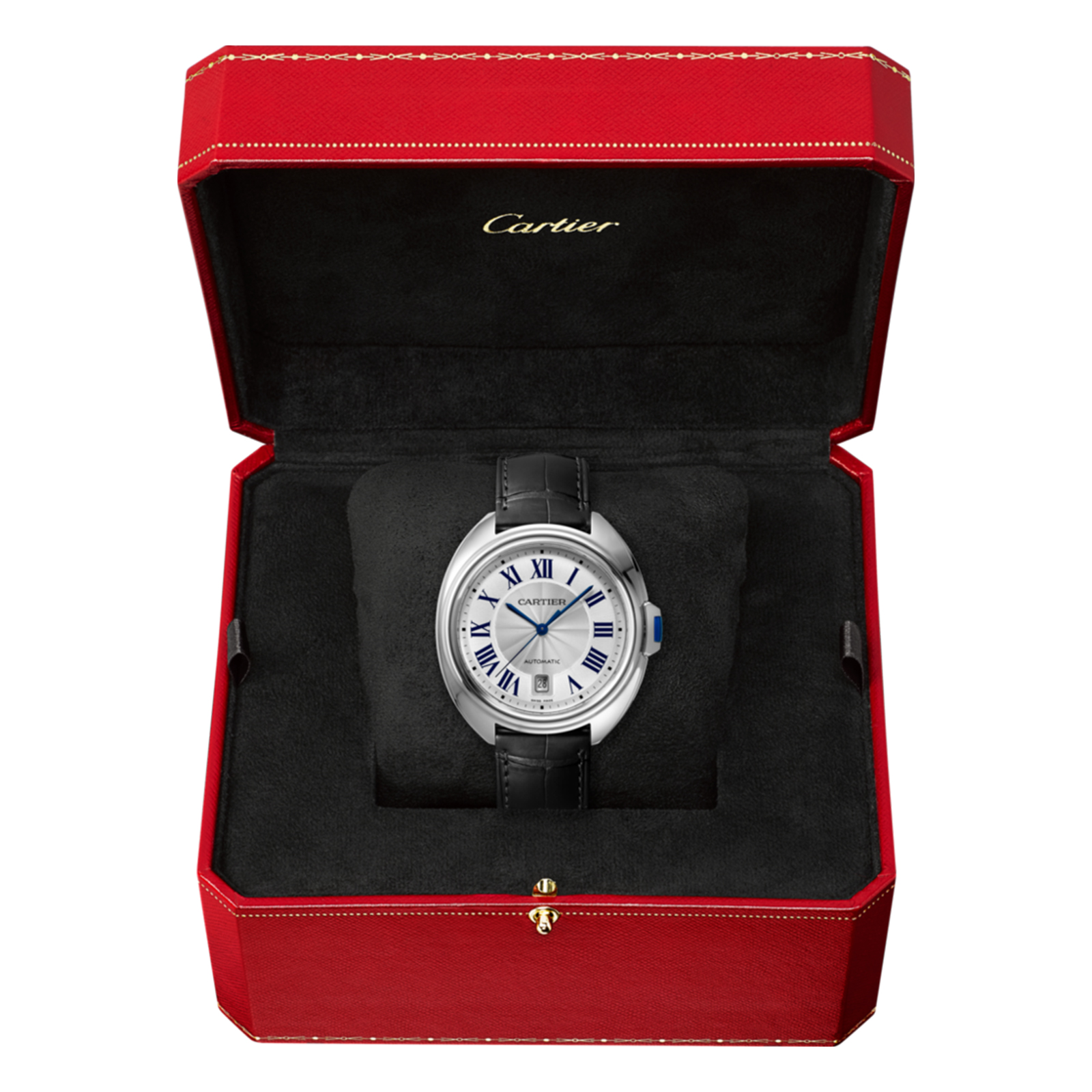 MiroTime Swiss Clé de Cartier watch, 40 mm, steel