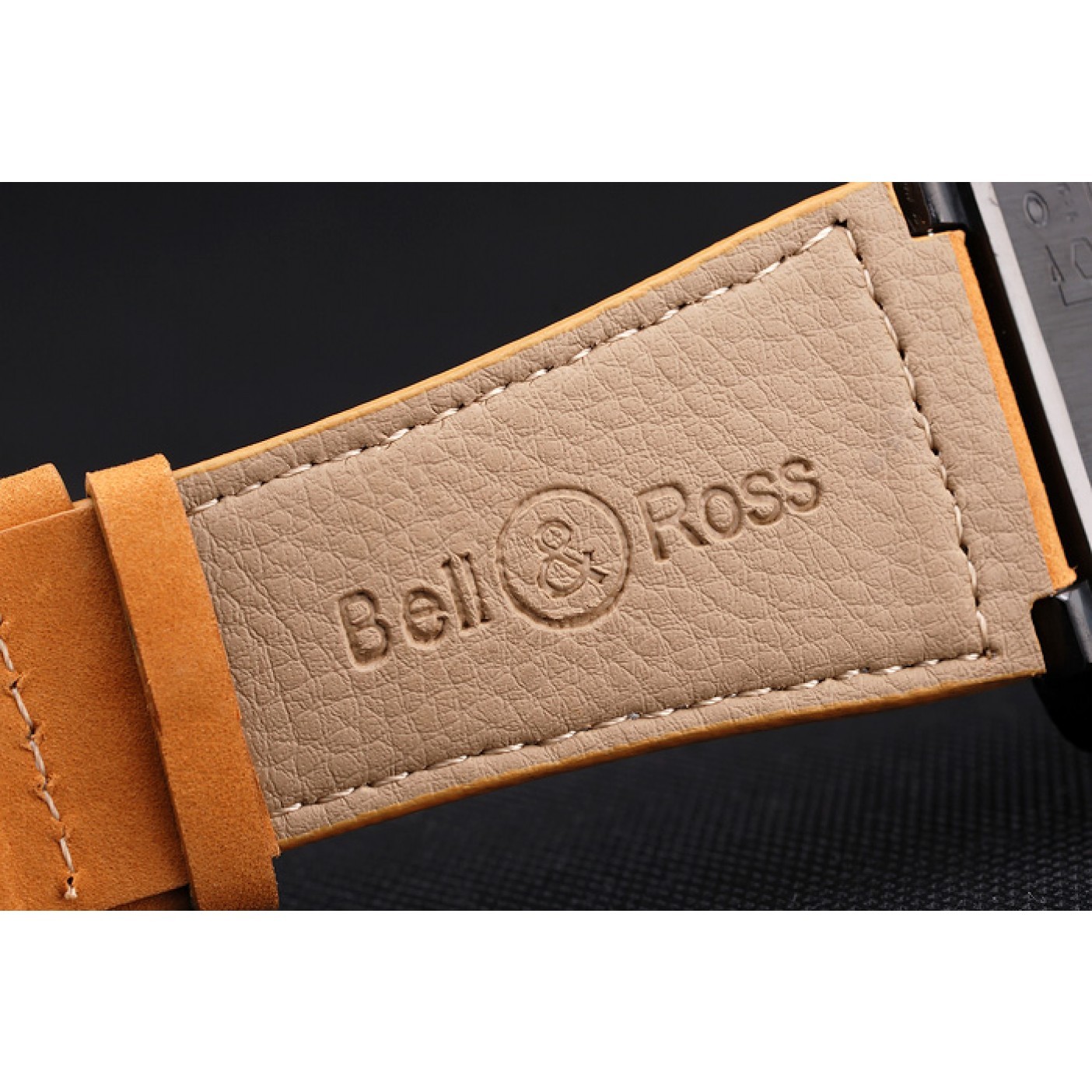 MiroTime Bell and Ross BR 03-94 Black Dial Black Case Beige Leather Strap
