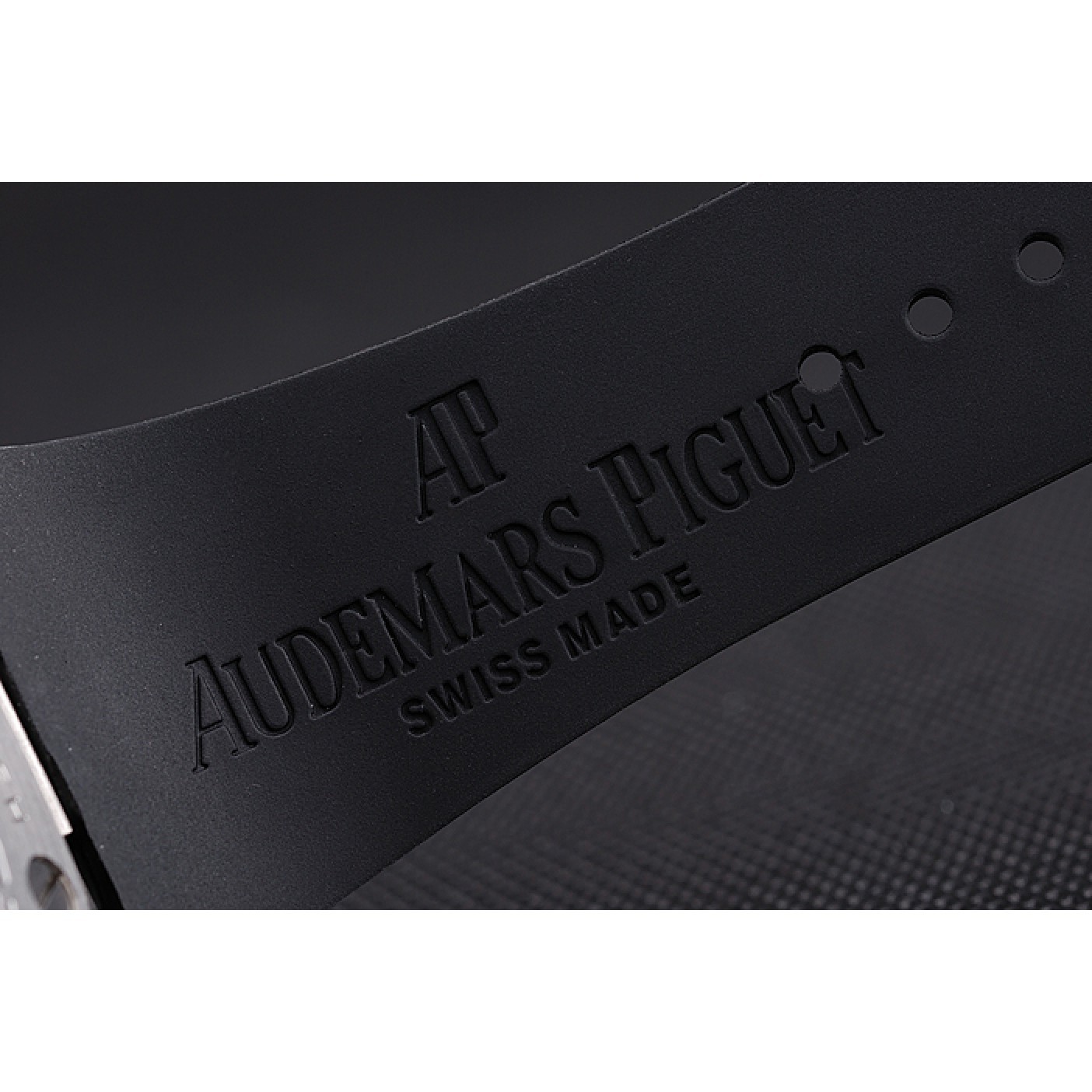 MiroTime Swiss Audemars Piguet Royal Oak Chronograph Grey Dial Stainless Steel Case Black Rubber Strap 622866