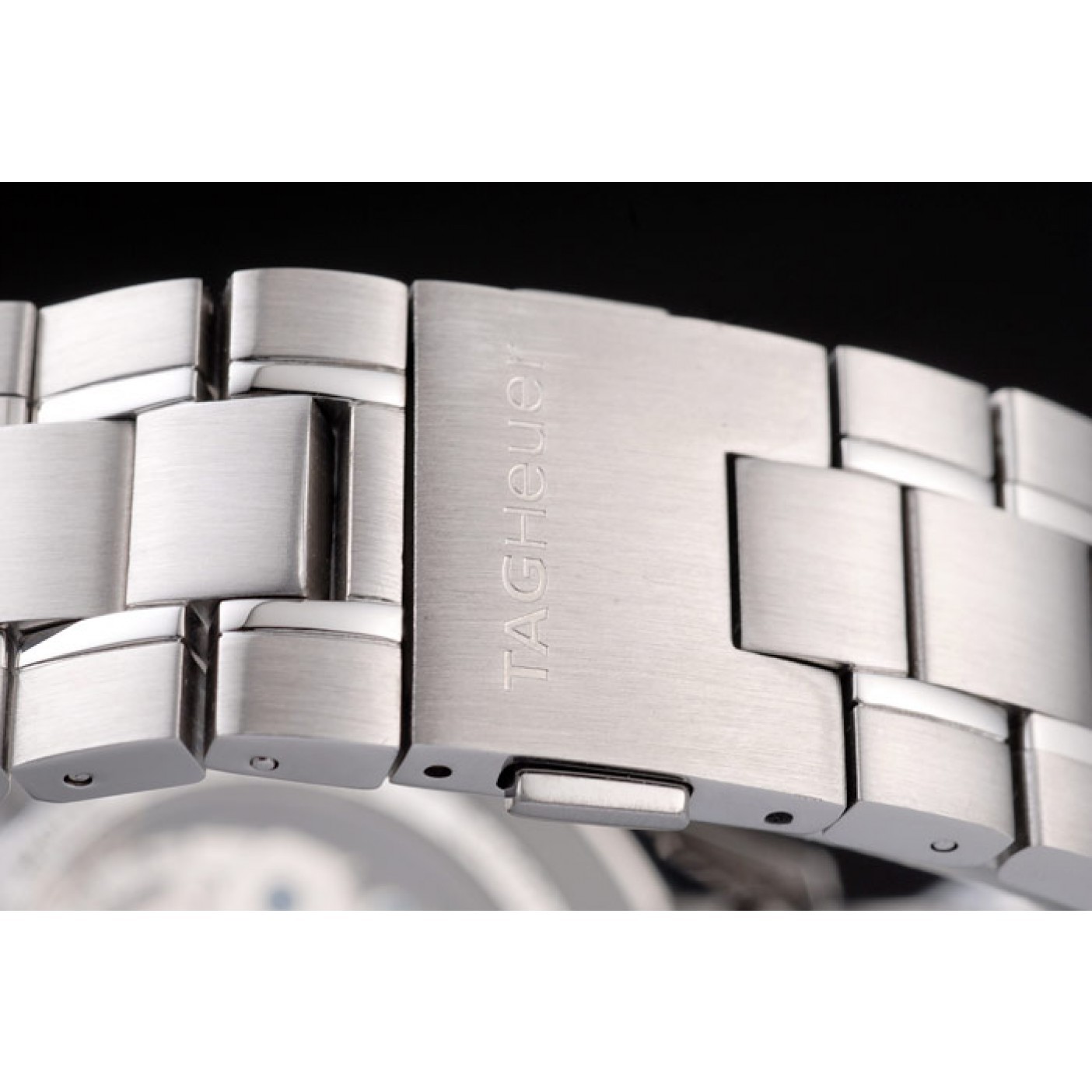 MiroTime Tag Heuer Swiss Carrera Tachymeter Bezel Stainless Steel Checkered Brown Dial