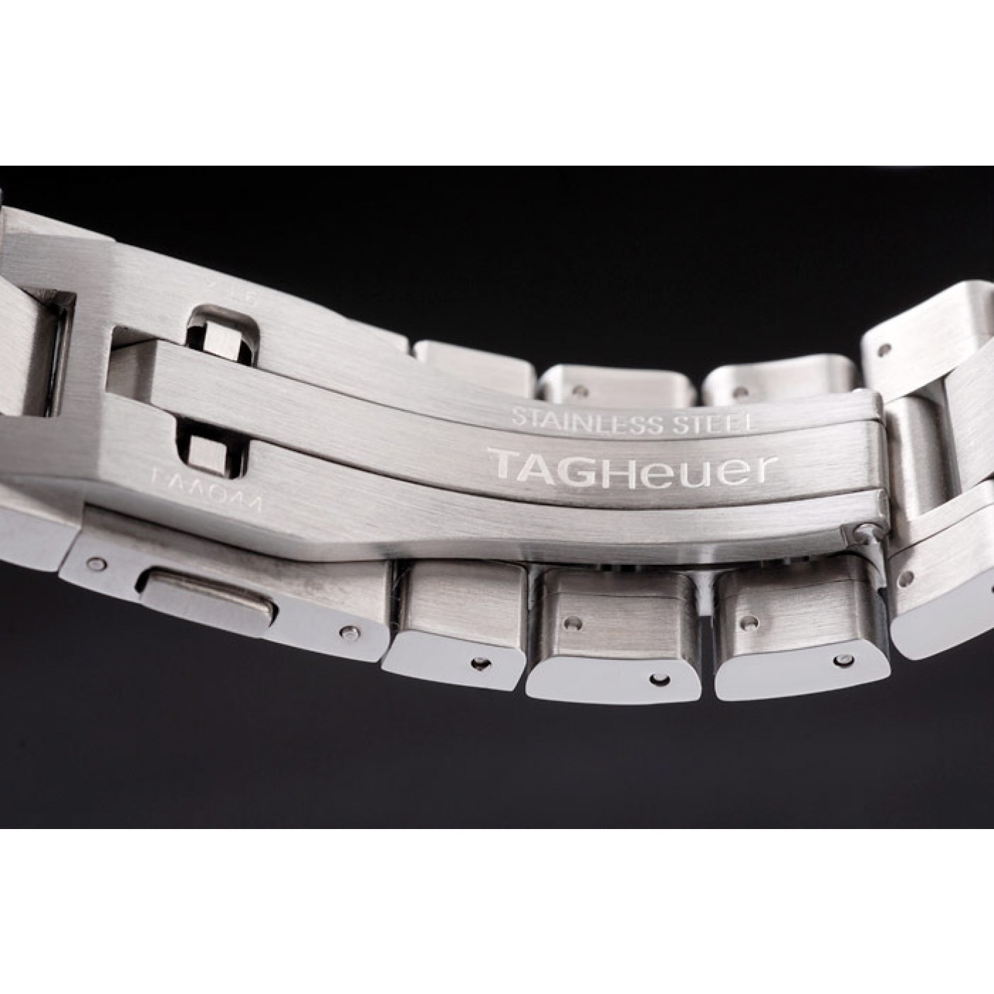 MiroTime Tag Heuer Swiss Carrera Tachymeter Bezel Stainless Steel Checkered Brown Dial
