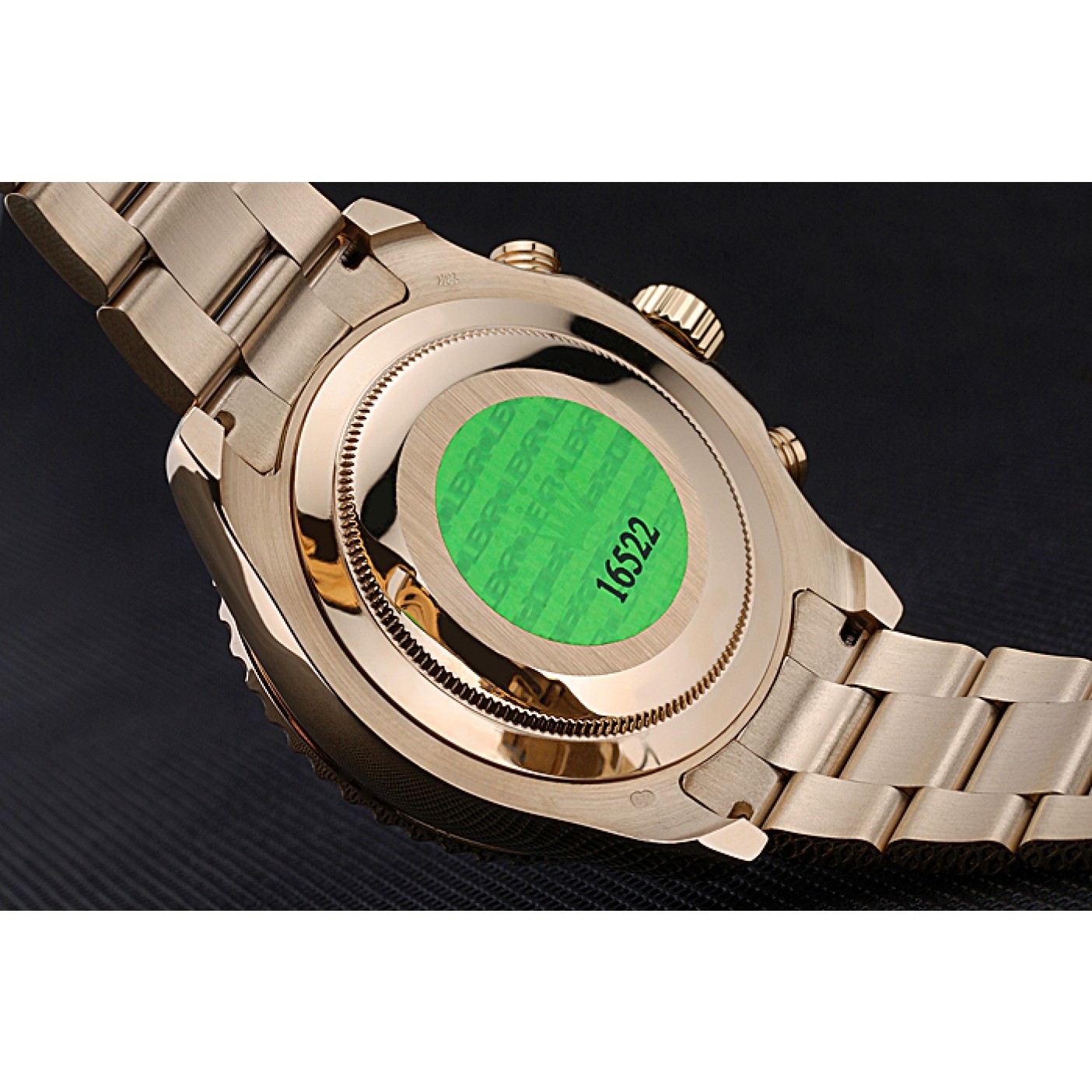MiroTime Rolex Yachtmaster II White Dial Blue Bezel Gold Bracelet 622271