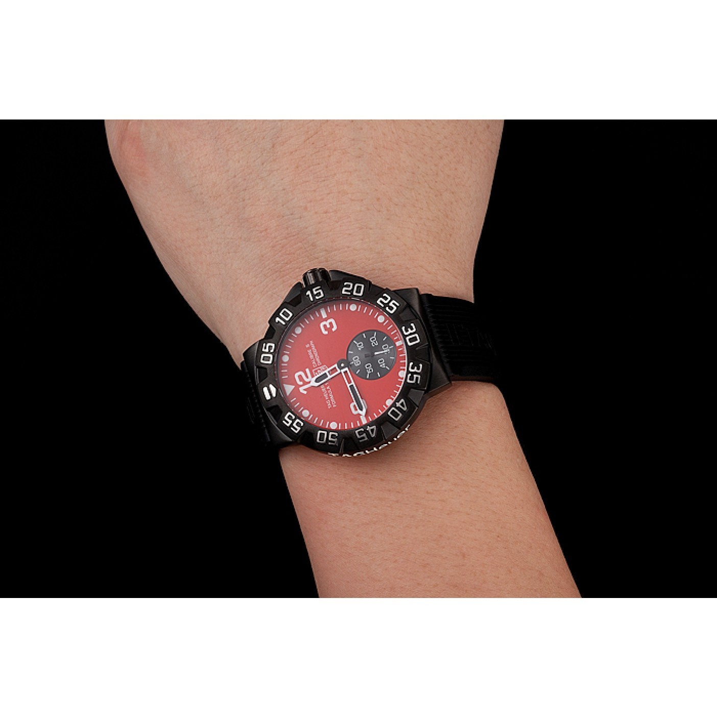MiroTime Tag Heuer Formula One Grande Date Red Dial Rubber Bracelet 622277