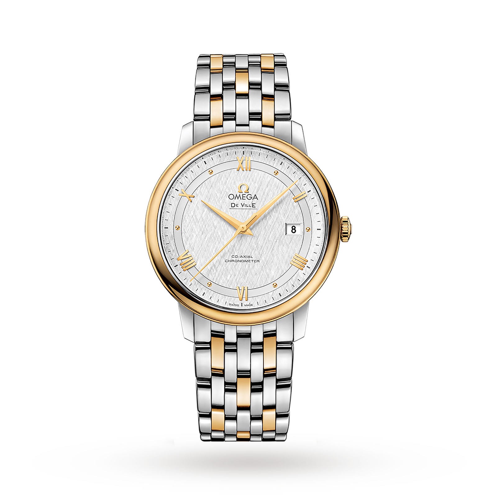 MiroTime Swiss Omega De Ville Prestige Co-Axial 39.5mm Mens Watch O42420402002001
