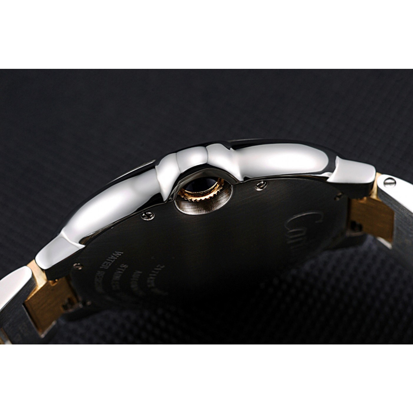 MiroTime Swiss Cartier Ballon Bleu 42mm Silver Dial Stainless Steel Case Two Tone Gold Bracelet 622877