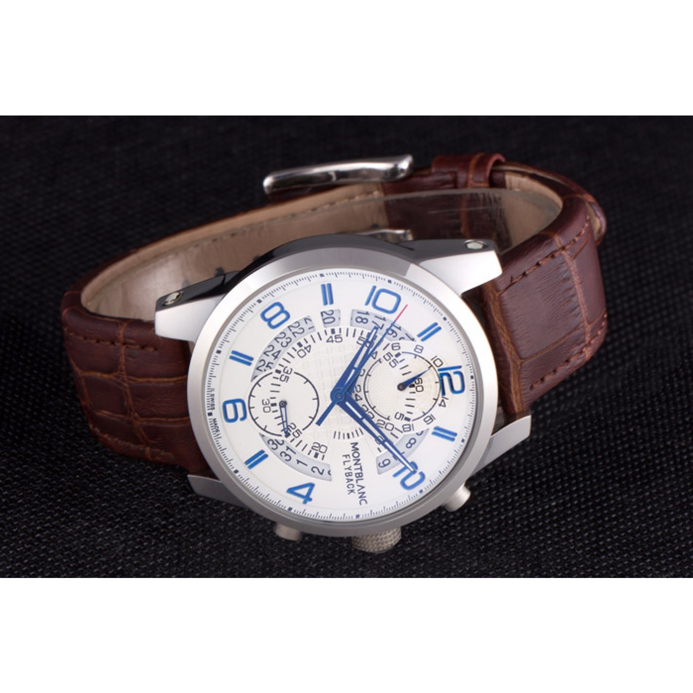 MiroTime Montblanc Flyback Brown Leather Band 621626