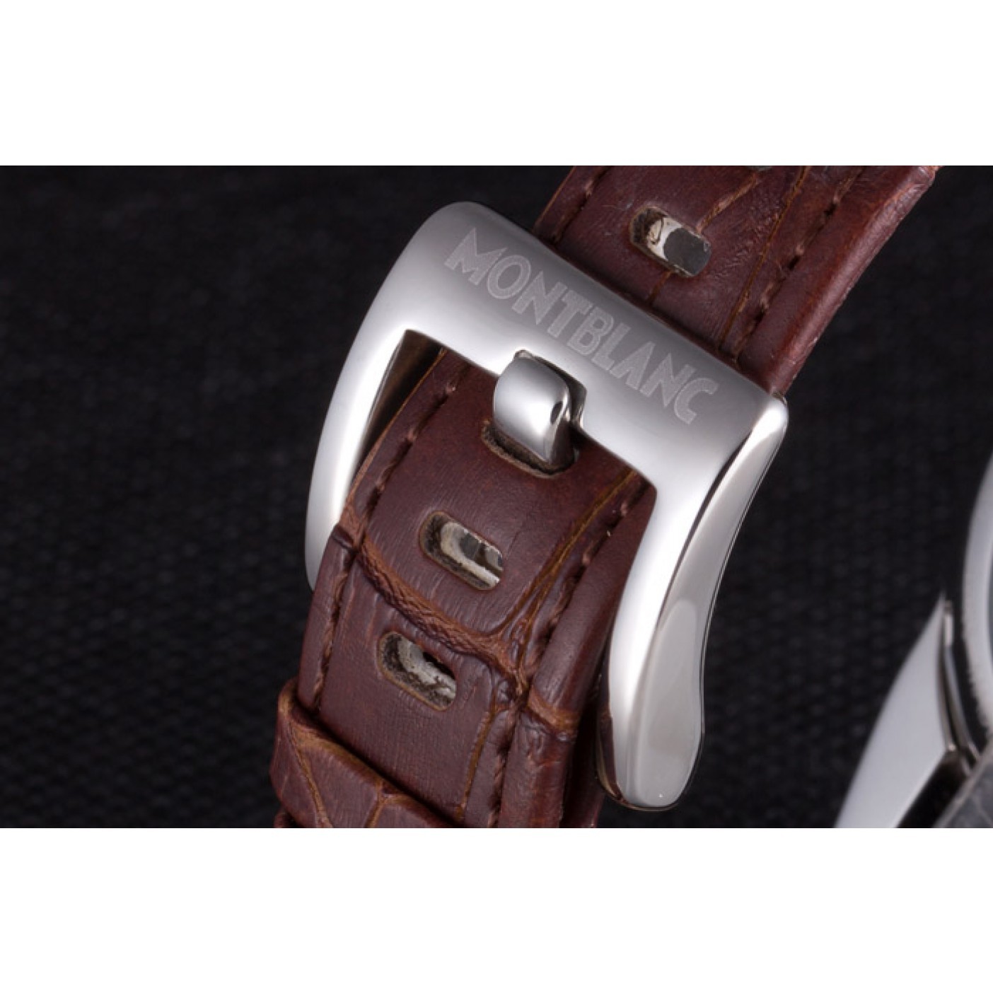 MiroTime Montblanc Flyback Brown Leather Band 621626