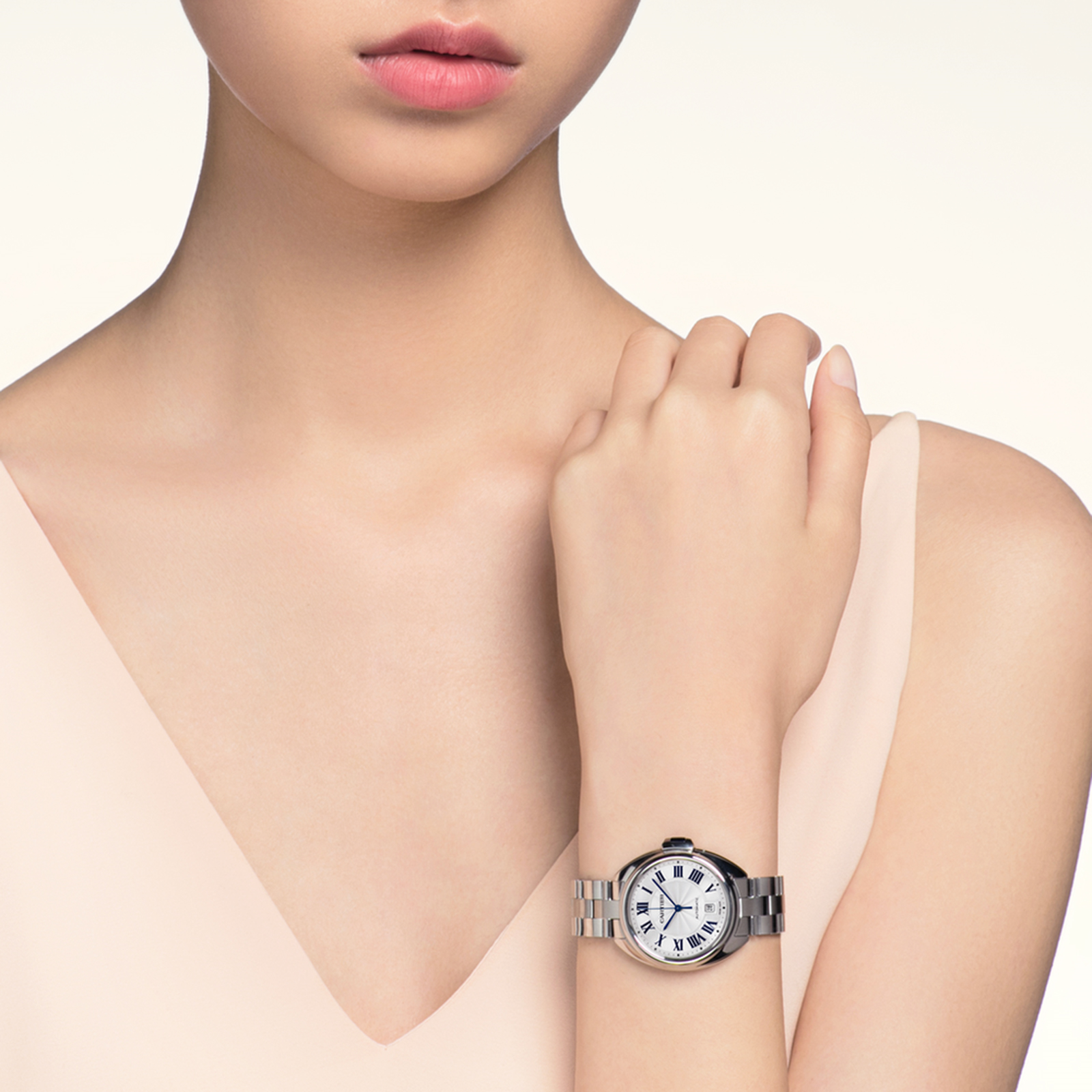 MiroTime Swiss Clé de Cartier watch, 31 mm, steel