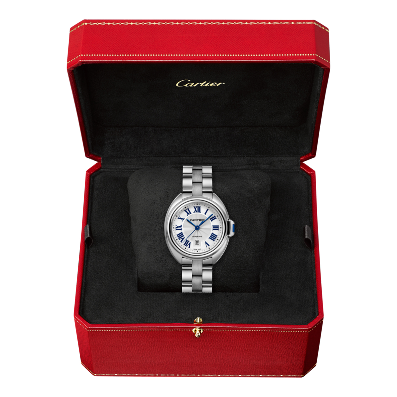MiroTime Swiss Clé de Cartier watch, 31 mm, steel