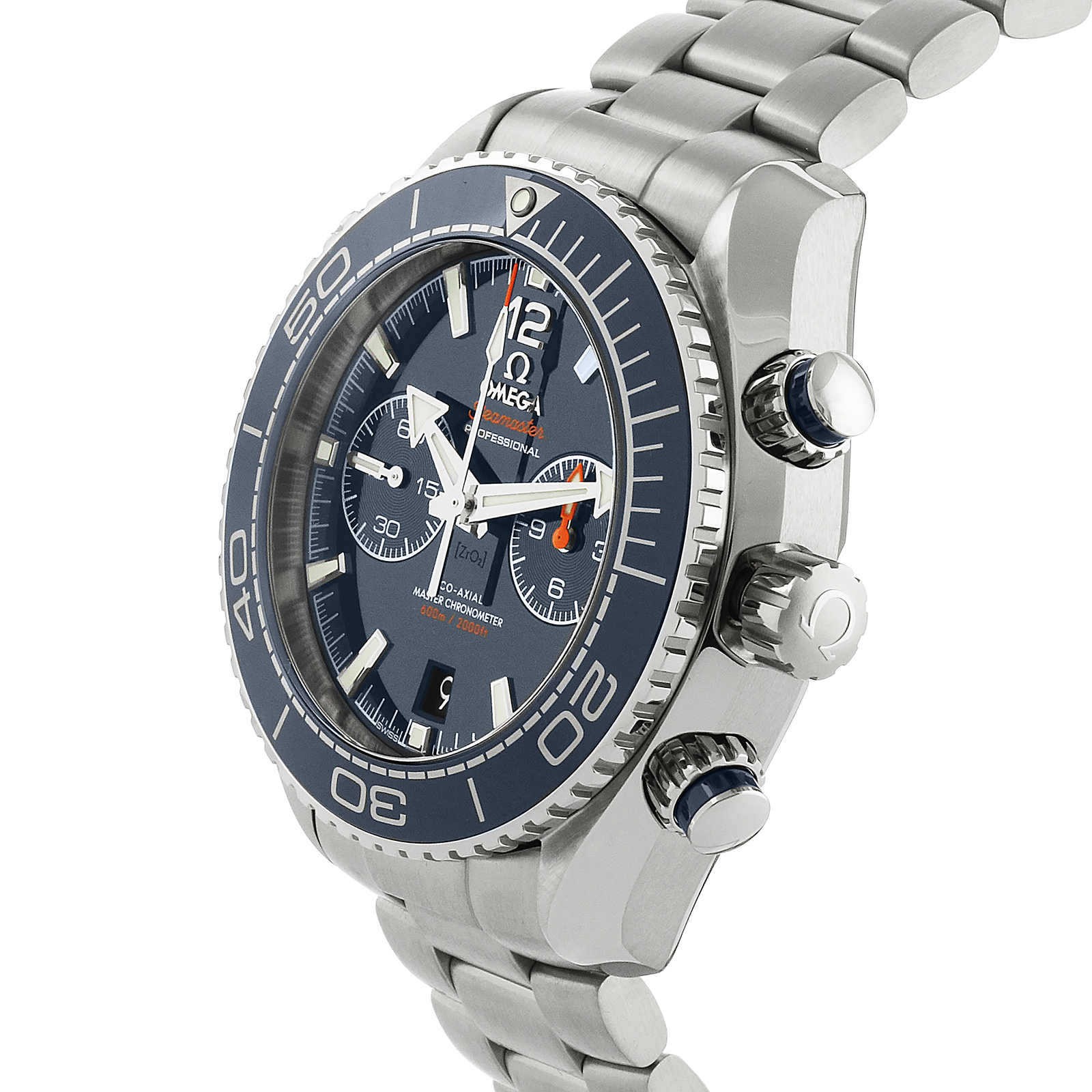 MiroTime Swiss Omega Seamaster Planet Ocean 600m Co-Axial 45.5mm Mens Watch O21530465103001